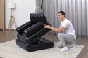 Bestway 75114/23 nadmuchiwane krzesło do salonu Czarny
