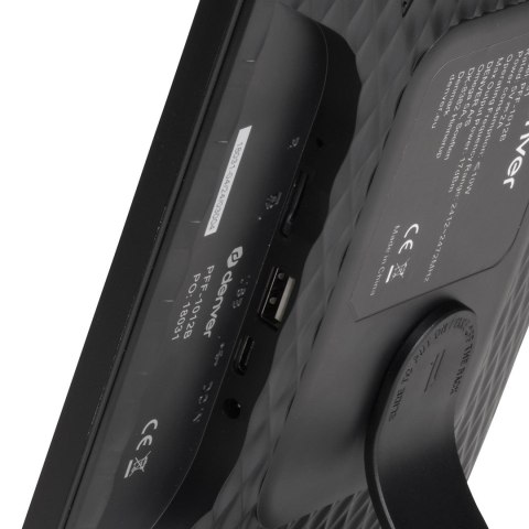 Denver PFF-1012 cyfrowa ramka na zdjęcia Czarny 25,6 cm (10.1") Ekran dotykowy Wi-Fi