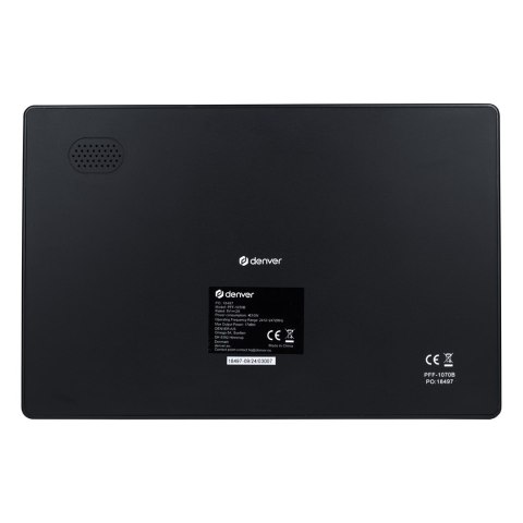 Denver PFF-1070B cyfrowa ramka na zdjęcia Czarny 25,6 cm (10.1") Ekran dotykowy Wi-Fi Denver PFF-1070B cyfrowa ramka na zdjęcia Czarny 25,6 cm (10.1") Ekran dotykowy Wi-Fi