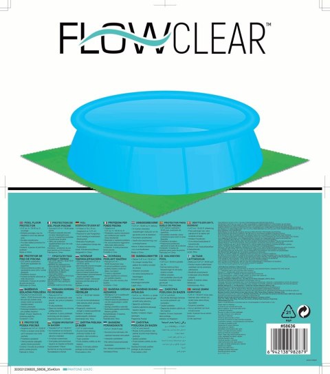 Piankowa Mata pod Basen Bestway 56636 Puzzle Flowclear 78cm x 78cm Piankowa Mata pod Basen Bestway 56636 Puzzle Flowclear 78cm x 78cm
