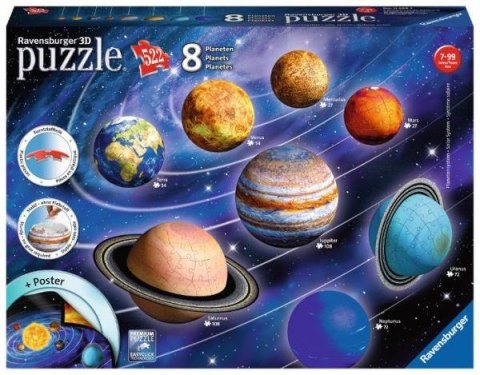 Puzzle 3D Układ Planetarny 960 elementów Puzzle 3D Układ Planetarny 960 elementów