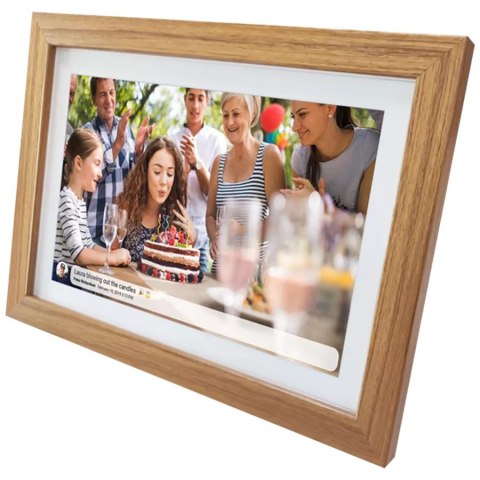 Ramka na zdjęcia Denver z FRAMEO 10.1" 16GB light wood