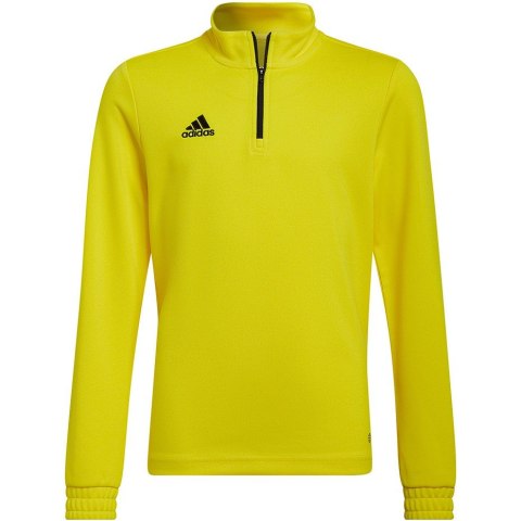Bluza dla dzieci adidas Entrada 22 Training Top żółta HI2133 116cm Bluza dla dzieci adidas Entrada 22 Training Top żółta HI2133 116cm