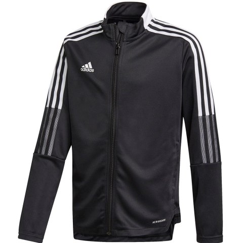 Bluza dla dzieci adidas Tiro 21 Track Jacket Youth czarna GM7314 116cm Bluza dla dzieci adidas Tiro 21 Track Jacket Youth czarna GM7314 116cm