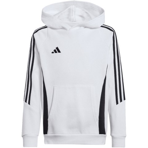 Bluza dla dzieci adidas Tiro 24 Hooded Sweat biała IR7506 152cm Bluza dla dzieci adidas Tiro 24 Hooded Sweat biała IR7506 152cm