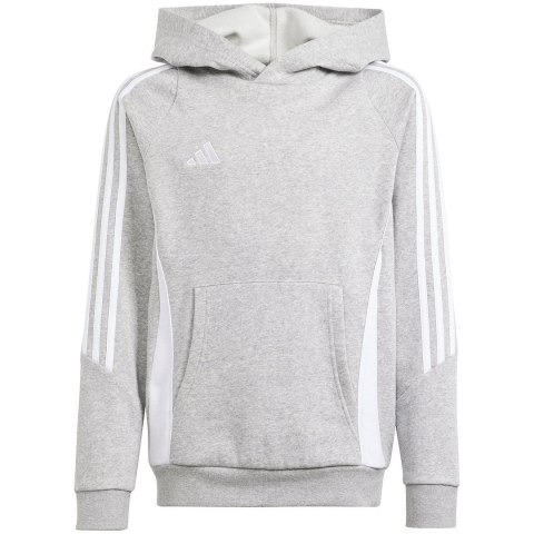 Bluza dla dzieci adidas Tiro 24 Hooded Sweat szara IR7505 128cm Bluza dla dzieci adidas Tiro 24 Hooded Sweat szara IR7505 128cm