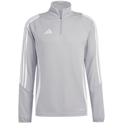 Bluza męska adidas Tiro 24 Training Top szaro-biała IS1041 XL Bluza męska adidas Tiro 24 Training Top szaro-biała IS1041 XL