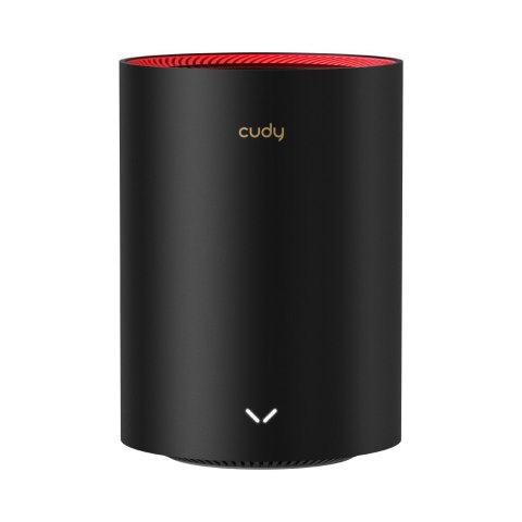 Cudy M3000 Dual-band (2.4 GHz/5 GHz) Wi-Fi 6 (802.11ax) Czarny, Czerwony 1 Wewnętrzne