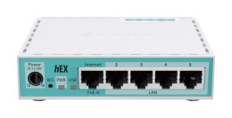 Mikrotik hEX ruter Gigabit Ethernet Biały