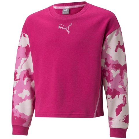 Bluza dla dzieci Puma Alpha Crew TR różowa 846941 14 176cm Bluza dla dzieci Puma Alpha Crew TR różowa 846941 14 176cm