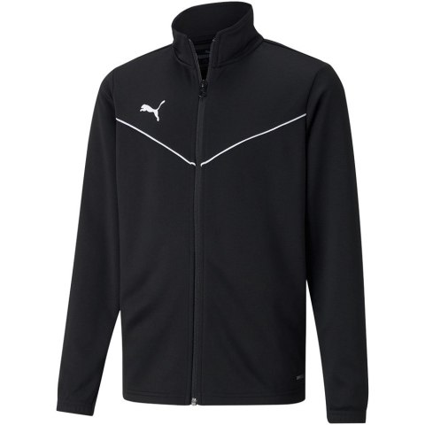 Bluza dla dzieci Puma teamRISE Training Poly Jacket Jr czarna 657393 03 116cm Bluza dla dzieci Puma teamRISE Training Poly Jacket Jr czarna 657393 03 116cm