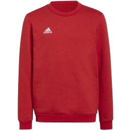 Bluza dla dzieci adidas Entrada 22 Sweat Top czerwona H57473 116cm