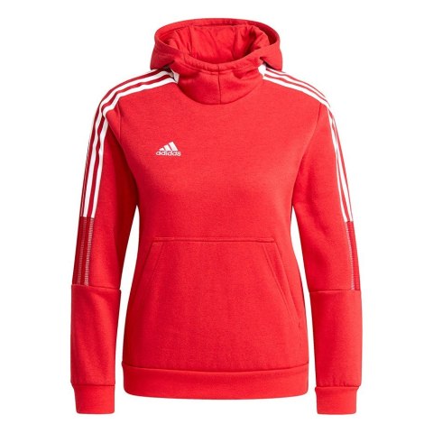 Bluza dla dzieci adidas Tiro 21 Sweat Hoody czerwona GM7338 128cm Bluza dla dzieci adidas Tiro 21 Sweat Hoody czerwona GM7338 128cm