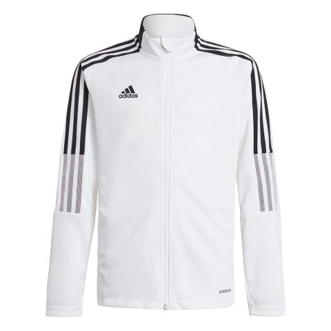 Bluza dla dzieci adidas Tiro 21 Track biała GM7313 116cm Bluza dla dzieci adidas Tiro 21 Track biała GM7313 116cm