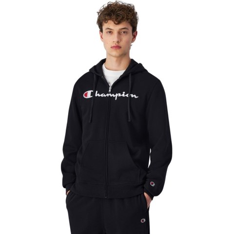 Bluza męska Champion Full Zip Hoodie czarna 220255 KK001 XL Bluza męska Champion Full Zip Hoodie czarna 220255 KK001 XL