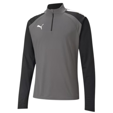 Bluza męska Puma teamLIGA 1/4 Zip Top szaro-czarna 657236 13 Bluza męska Puma teamLIGA 1/4 Zip Top szaro-czarna 657236 13