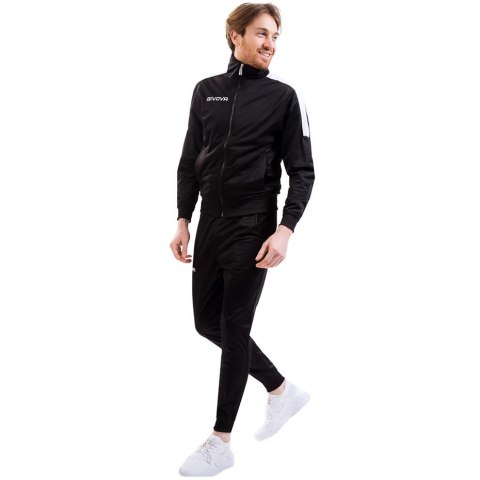 Dres Givova Tuta Revolution czarno-biały TR033 1003 M Dres Givova Tuta Revolution czarno-biały TR033 1003 M