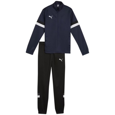 Dres dla dzieci Puma Team Rise granatowo-czarny 658655 06 116cm Dres dla dzieci Puma Team Rise granatowo-czarny 658655 06 116cm
