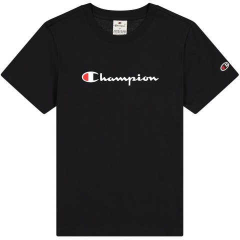 Koszulka damska Champion SS Tee czarna 117534 KK001 L Koszulka damska Champion SS Tee czarna 117534 KK001 L