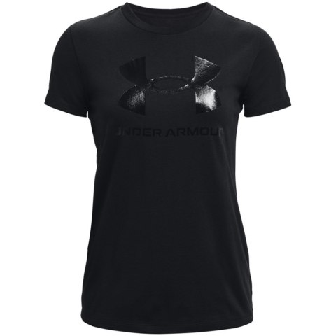 Koszulka damska Under Armour Live Sportstyle Graphic SSC czarna Koszulka damska Under Armour Live Sportstyle Graphic SSC czarna
