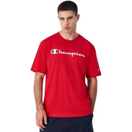 Koszulka męska Champion SS Tee czerwona 220256 RS054 L
