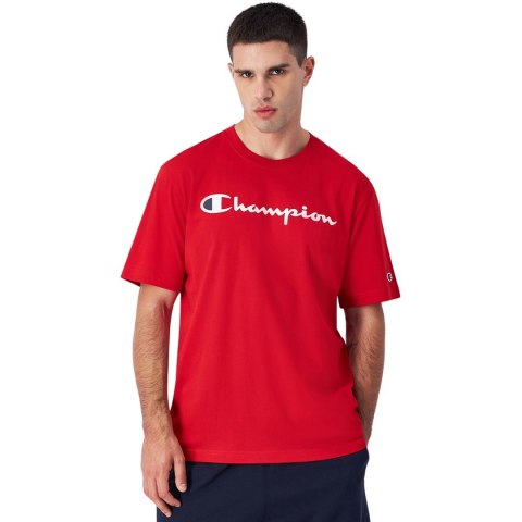 Koszulka męska Champion SS Tee czerwona 220256 RS054 L Koszulka męska Champion SS Tee czerwona 220256 RS054 L