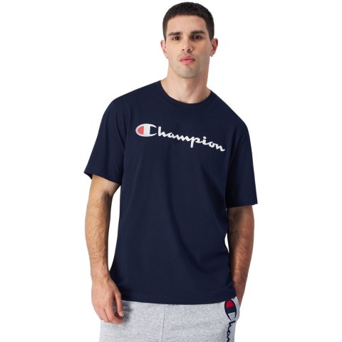 Koszulka męska Champion SS Tee granatowa 220256 BS501 2XL Koszulka męska Champion SS Tee granatowa 220256 BS501 2XL