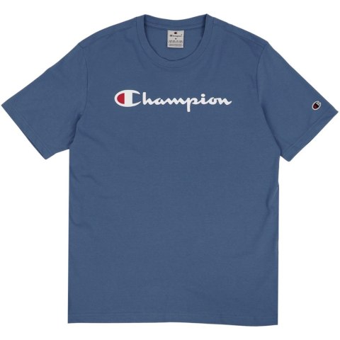 Koszulka męska Champion SS Tee niebieska 220256 BS099 2XL Koszulka męska Champion SS Tee niebieska 220256 BS099 2XL