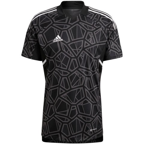 Koszulka męska Condivo 22 Goalkeeper Jersey Short Sleeve czarna HB1619 Koszulka męska Condivo 22 Goalkeeper Jersey Short Sleeve czarna HB1619
