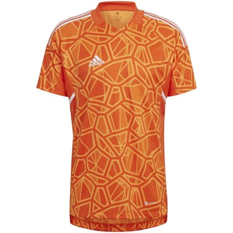 Koszulka męska Condivo 22 Goalkeeper Jersey Short Sleeve pomarańczowa HB1621 Koszulka męska Condivo 22 Goalkeeper Jersey Short Sleeve pomarańczowa HB1621