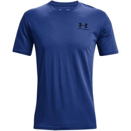 Koszulka męska Under Armour Sportstyle Left Chest Ss niebieska 1326799 432 S
