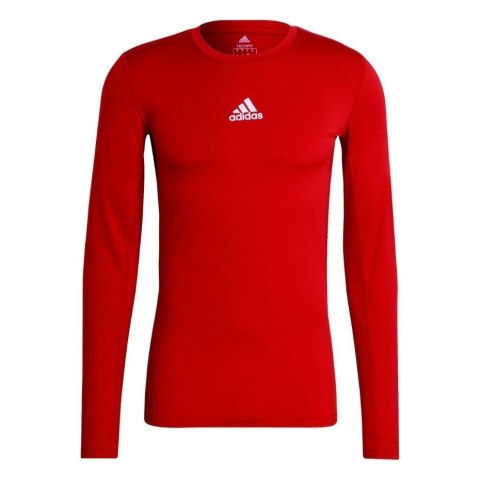 Koszulka męska adidas Compression Long Sleeve Tee czerwona GU7336 XL Koszulka męska adidas Compression Long Sleeve Tee czerwona GU7336 XL