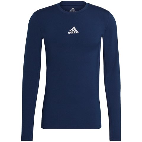 Koszulka męska adidas Compression Long Sleeve Tee granatowa GU7338 XL Koszulka męska adidas Compression Long Sleeve Tee granatowa GU7338 XL