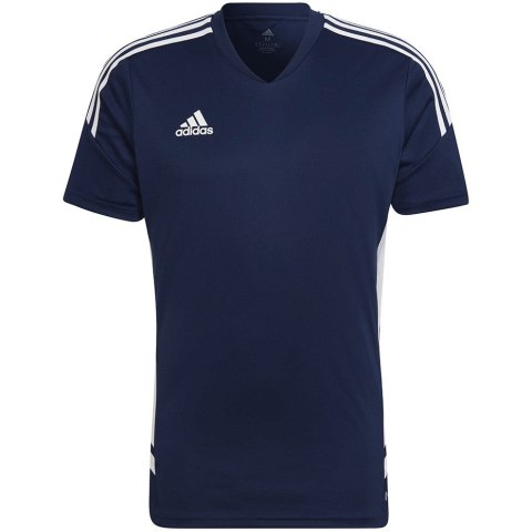 Koszulka męska adidas Condivo 22 Jersey V-neck granatowo-biała HA6291 M Koszulka męska adidas Condivo 22 Jersey V-neck granatowo-biała HA6291 M