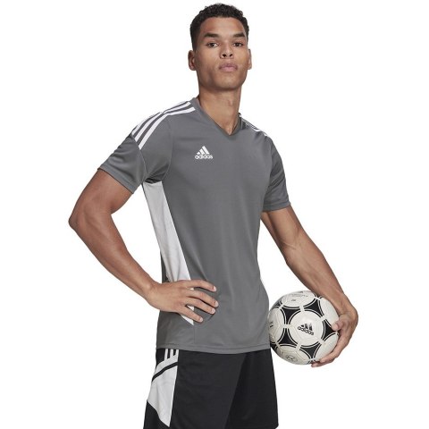 Koszulka męska adidas Condivo 22 Jersey szara HD4726 XS Koszulka męska adidas Condivo 22 Jersey szara HD4726 XS
