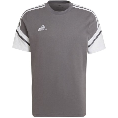 Koszulka męska adidas Condivo 22 Tee szaro-biała HD2316 M Koszulka męska adidas Condivo 22 Tee szaro-biała HD2316 M