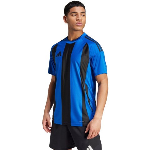Koszulka męska adidas Striped 24 Jersey niebiesko-granatowa IW2147 L Koszulka męska adidas Striped 24 Jersey niebiesko-granatowa IW2147 L
