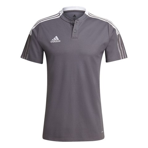 Koszulka męska adidas Tiro 21 Polo szara GM7364 S Koszulka męska adidas Tiro 21 Polo szara GM7364 S