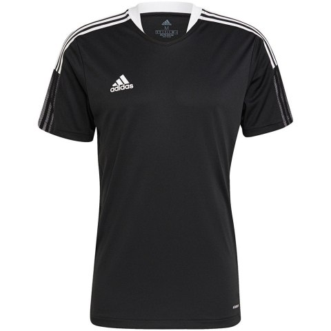 Koszulka męska adidas Tiro 21 Training Jersey czarna GM7586 S Koszulka męska adidas Tiro 21 Training Jersey czarna GM7586 S