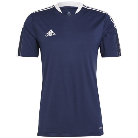 Koszulka męska adidas Tiro 21 Training Jersey granatowa GM7585 M Koszulka męska adidas Tiro 21 Training Jersey granatowa GM7585 M