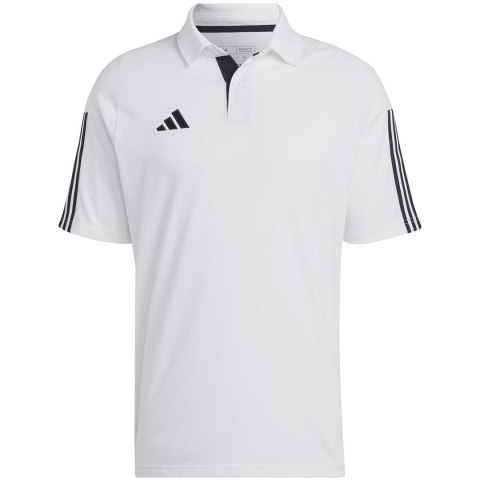 Koszulka męska adidas Tiro 23 Competition Polo biała IC4575 XL Koszulka męska adidas Tiro 23 Competition Polo biała IC4575 XL