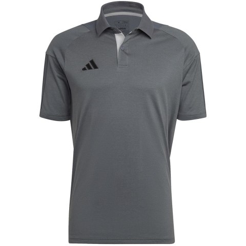 Koszulka męska adidas Tiro 23 Competition Polo szara HU1344 XL Koszulka męska adidas Tiro 23 Competition Polo szara HU1344 XL
