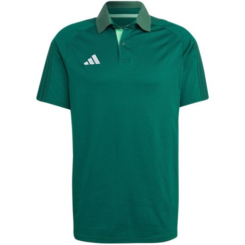 Koszulka męska adidas Tiro 23 Competition Polo zielona HU1345 M Koszulka męska adidas Tiro 23 Competition Polo zielona HU1345 M