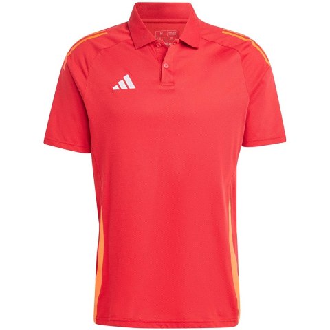 Koszulka męska adidas Tiro 24 Competition Polo czerwona IR7563 2XL Koszulka męska adidas Tiro 24 Competition Polo czerwona IR7563 2XL