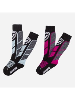 Skarpety Rossignol Jr Thermotech 2P rĂłĹĽowy