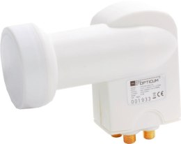 Opticum Robust Quad konwerter LNB 10,7 - 12,75 GHz Biały