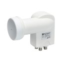 Opticum Robust Quad konwerter LNB 10,7 - 12,75 GHz Biały