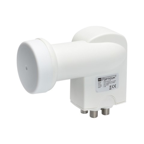 Opticum Robust Quad konwerter LNB 10,7 - 12,75 GHz Biały