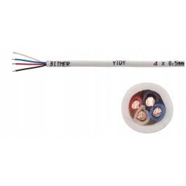 PRZEWÓD ALARMOWY DOMOFONOWY BITNER YTDY 4X0,5 - 100M