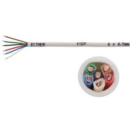 PRZEWÓD ALARMOWY DOMOFONOWY BITNER YTDY 6X0,5 - 100M